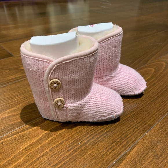 UGG Other - Ugg kids baby Purl Boot Bootie Pink 0/1 XS